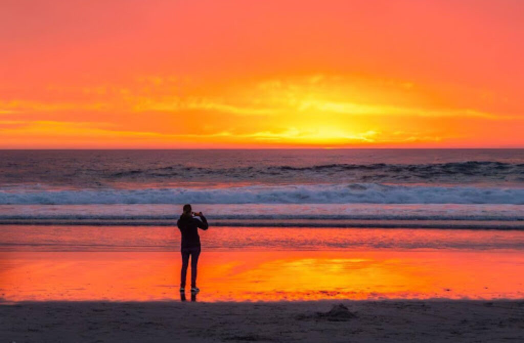 Carmel sunset at the beach
