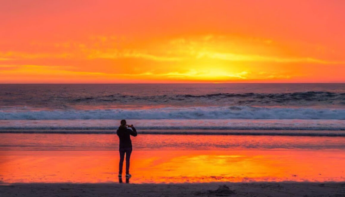 Carmel sunset at the beach