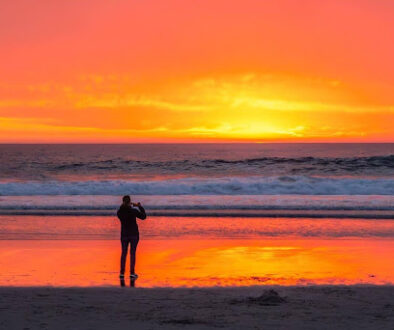 Carmel sunset at the beach